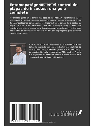 Libro Entomopatógenos En El Control De Plagas De Insectos: