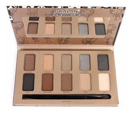 Paleta Okalán Natural Eyeshadow Palette