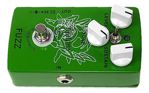 Pedal De Efecto De Guitarra Octave Fuzz Analógico Dc 9v True