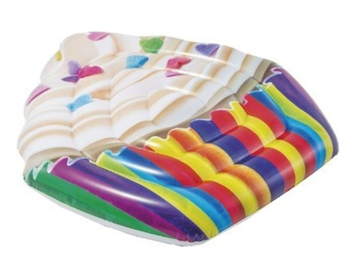 Colchão Inflável Cupcake Intex Boia Para Piscina Pvc 142cm