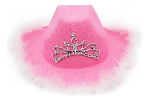 . Sombreros Occidentales Rosas Y Blancos, For Fiestas,