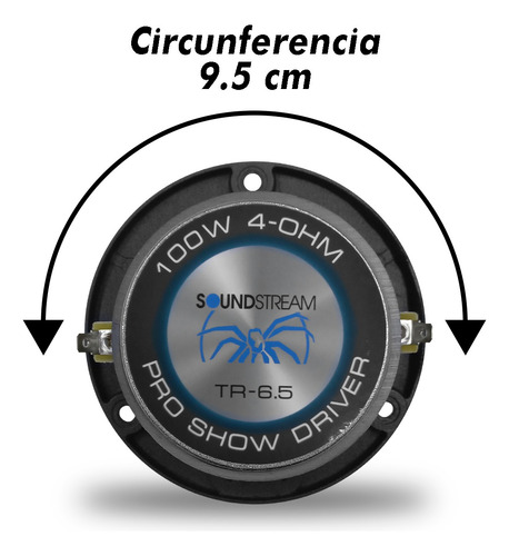 Soundstream Set De Medios Open Show 2 Vías Pro 6.5 Kapton