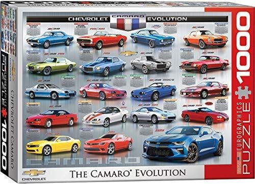 Rompecabezas Evolución Chevrolet Camaro, 1000 Piezas.