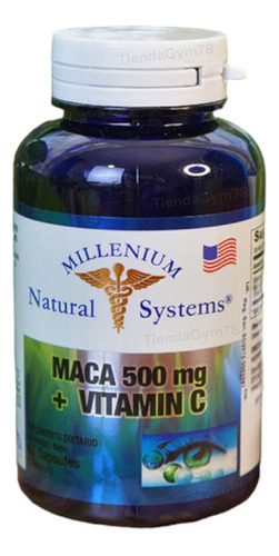 Maca 500mg + Vitamina Cx 60 Cap