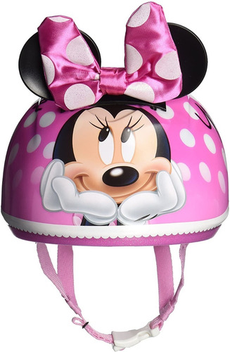 Casco De Seguridad Para Bicicleta Bici De Niña Minnie Mouse