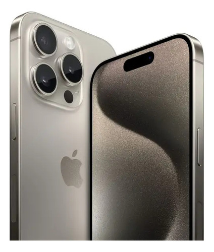 Apple iPhone 15 Pro Max (256 Gb) - Titanio Natural Plata Gris Sim Física Liberado Para Cualquier Compañia Grado A+ (Reacondicionado)