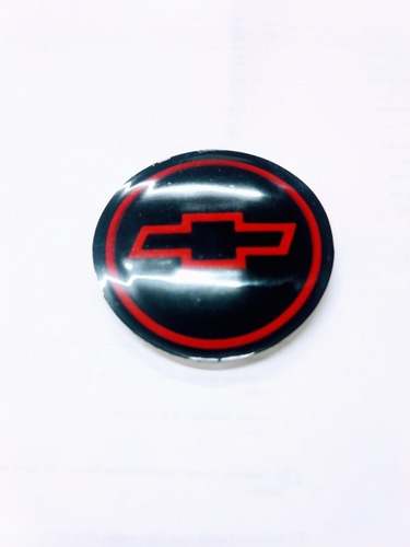 Emblema Frontal Parrilla Chevy C1 Negro Rojo