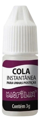 Cola Ca-003 Instantanea Para Unhas Postiças Transparente Macrilan