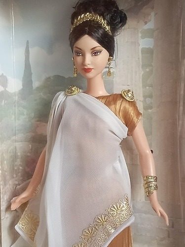 Imagem 3 de 7 de Barbie Dolls Of World Ancient Greece 2003 Deusa Morena