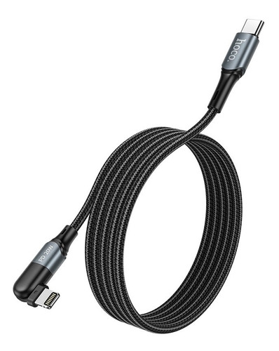 Cable De Datos Cable De Carga Tipo-c Compatible Con iPhone Color U100 Negro