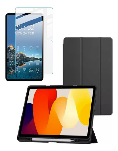 Estuche Smart Case Espacio Pen + Vidrio Xiaomi Redmi Pad 6