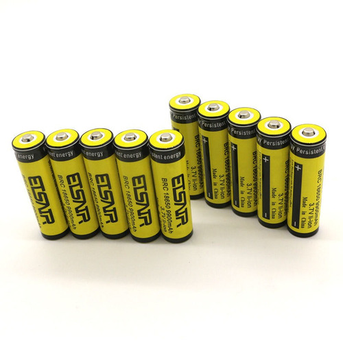 10pcs 9900mah 18650 3.7v Li-ion Recargable Batería Baterías 