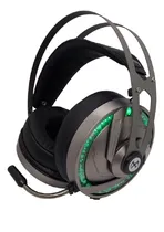 Comprar Fone Gamer Pc Com Microfone Hedset Para Computador Led Mox Cor Cinza Cor da luz RGB