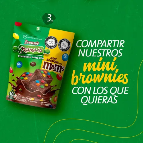 Mini Brownie Mama-ia M&m 10 Und