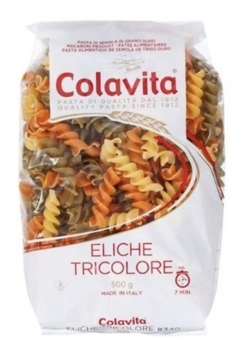 Macarrão Eliche Tricolori Colavita Grano Duro 500g