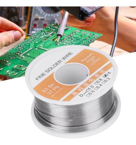 Hilo De Estaño 0.6mm Con Núcleo De Flux Para Soldar
