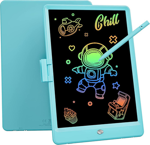 Imagen 1 de 6 de Tablet De Escritura Lcd A Color Para Niños Y Niñas - Blue