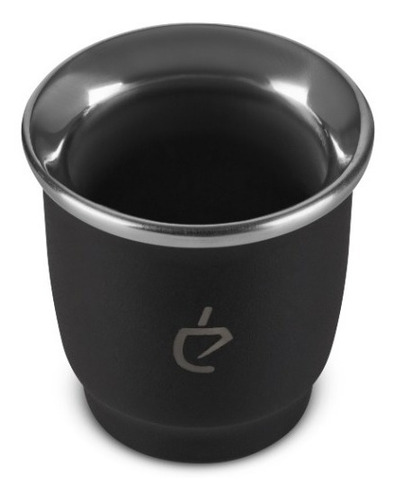 Imagen 2 de 7 de Mate Acero Con Bombilla - Un Matecito - Negro - Un Mate