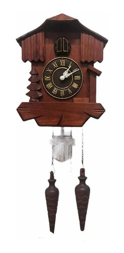 Reloj Cucu Madera Con Sonido Para Colgar En Pared Antiguo
