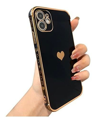 Rxuiael Para iPhone 11 Funda Para Mujer Corazón 4nv2m