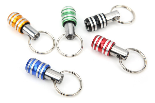 Set 5 Adaptadores 1/4 Tipo Llavero Para Puntas Hex