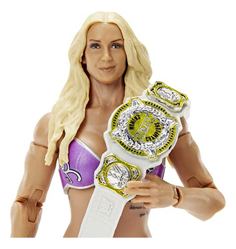 Boneco De Ação Da Coleção Wwe Charlotte Flair Elite