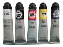Comprar Alba Set X5un Acrilico Profesional Primarios Pomo 60ml
