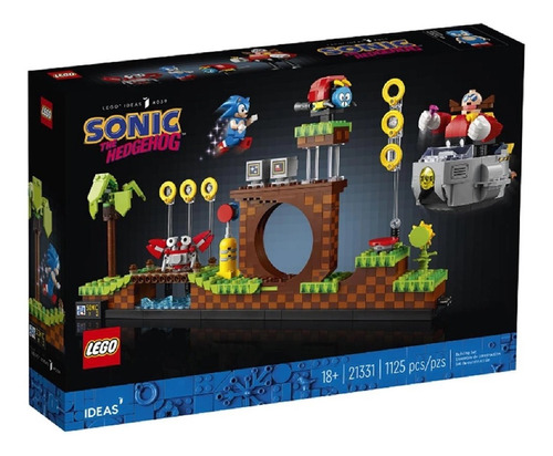 Lego Ideas Sonic 21331 - Sonic The Hedgehog: Green Hill Zone Quantidade De Peças 1125