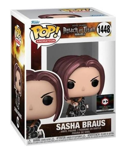 Funko Pop! Attack On Titan Sasha Braus #1448 Metallic Chalic