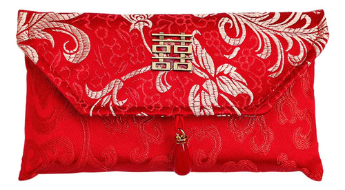 4 Bolsa De Envelope Vermelho De Casamento Chinês Para