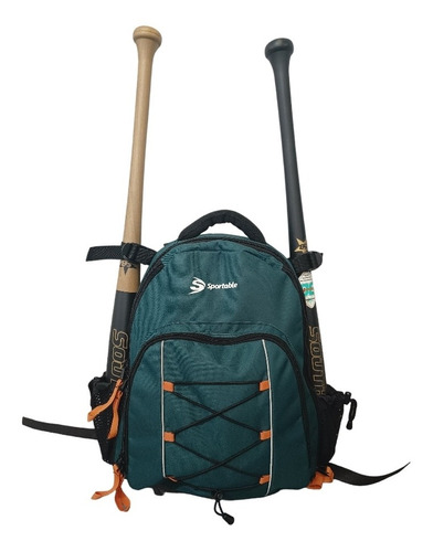 Batera Mochila Béisbol & Softbol Marca Sportable Color Verde