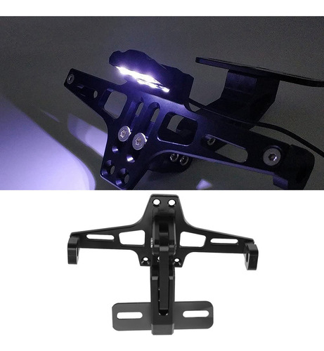 L Soporte Para Matrícula Con Marco Cnc Y Luz Led