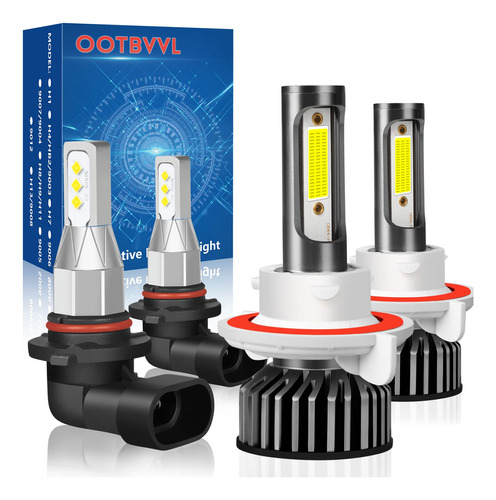 Ootbvvl Para Hummer Kit Bombilla Led Faro Delantero Haz Alto