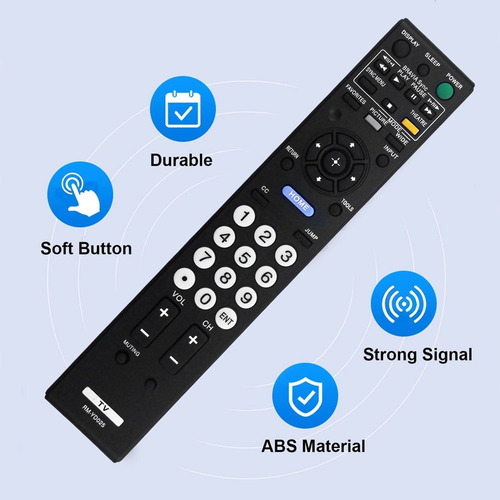 C Reemplace El Control Remoto Rm-yd025 Para Bravia Kdl 32l40