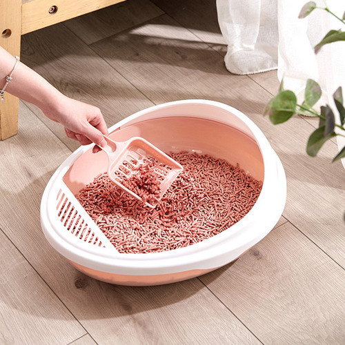 (bl) Para O Kit De Caixa De Areia Para Gatos Inclui Caixa De