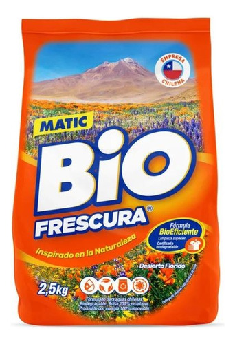 Detergente Matic En Polvo Biofrescura  2,5kg