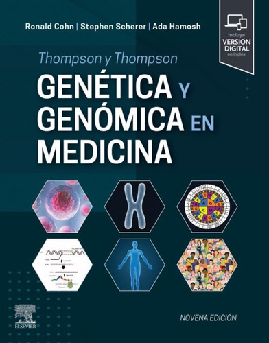 Thompson Y Thompson. Genética Y Genómica En Medicina, De Cohn. Ronald., Vol. 1. Editorial Elsevier, Tapa Blanda, Edición 9 En Español, 2024