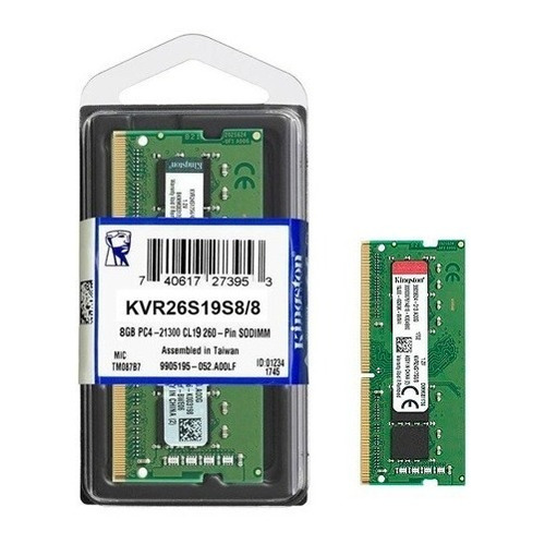 Memorias Ram Kingston Ddr4 8gb 2666mhz Laptop