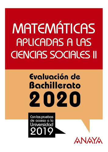 Matemáticas Aplicadas A Ciencias Sociales Ii - Busto  - * 