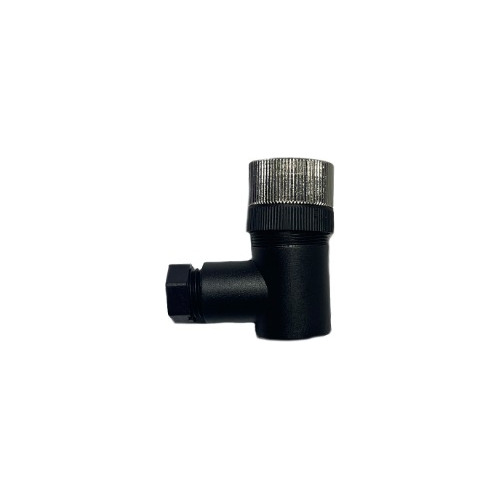 Paq 10 Conector Industrial Para Sensor M12 Hembra 5 Pin Codo