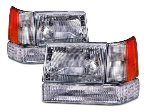 Headlightsdepot Faro Halogeno Para Jeep Grand Cherokee