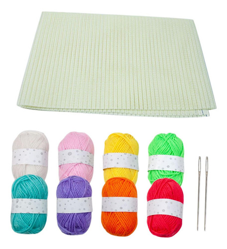 Set De Crochet Con Selección De Hilos Y Juego De 8 Rollos.