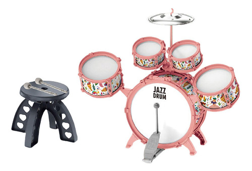 Batería Para Niños, Juguete Musical Early Learning Con Baque