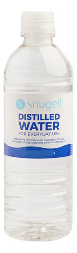 Agua Destilada Pura, Segura Y Limpia 16.9 Oz X 12