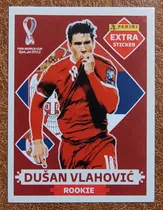 Comprar Extra Sticker Mundial Qatar 2022- Dusan Vlahovic Rookie