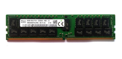 Memória 64gb Ddr4 3200 Ecc Rdimm R450 R750 R650 R550