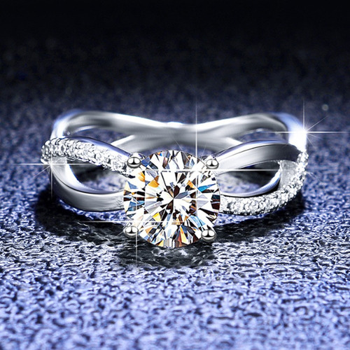 Anillos Plata 925 Ajustable Anillos De Compromiso Para Mujer