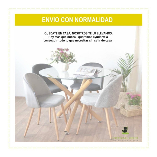 Imagen 8 de 10 de Mesa De Comedor Pixie Walnut 120x80cm Industrial + C