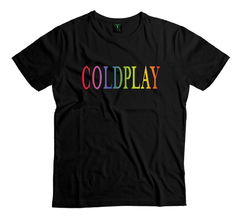 Polera Coldplay Letras Color Niño Niña Algodón Calidad