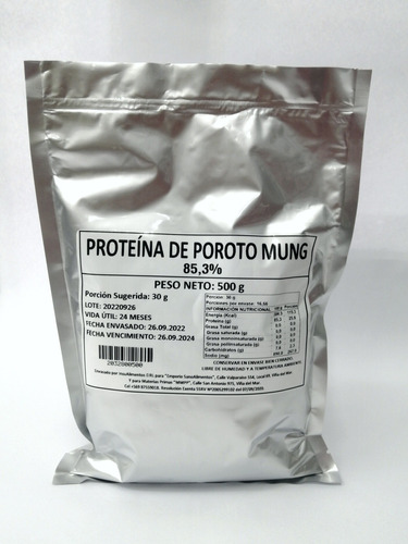 Proteína De Poroto Mung - 500g 